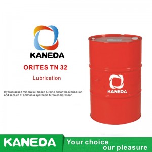 KANEDA ORITES TN 32 Hydrokrakattu mineraaliöljypohjainen turbiiniöljy ammoniakkisynteesi turbokompressorin voiteluun ja tiivistämiseen.