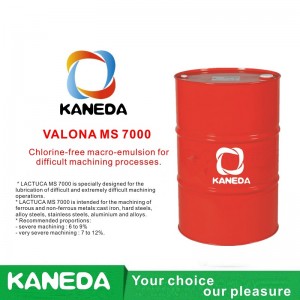 KANEDA LACTUCA MS 7000 Kloorivapaa makroemulsio vaikeisiin koneistusprosesseihin.