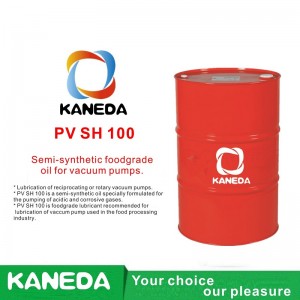 KANEDA PV SH 100 Puolisynteettinen ruokaöljy tyhjiöpumppuille.