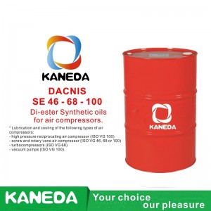 KANEDA DACNIS SE 46 - 68 - 100 Di-esteri Synteettiset öljyt ilmakompressoreille.